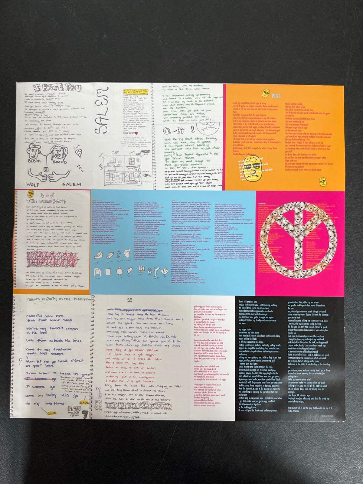 SLEEVE_2B - Tyler, The Creator - Wolf LE Pink Vinyl USED NOT TESTED