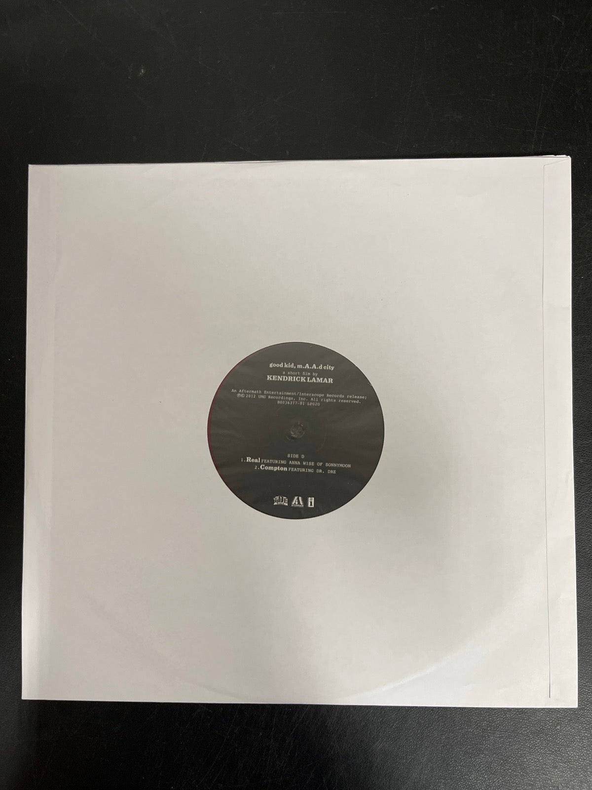 SLEEVE_2B - Kendrick Lamar - good kid, m.A.A.d city LE Red Vinyl USED NOT TESTED