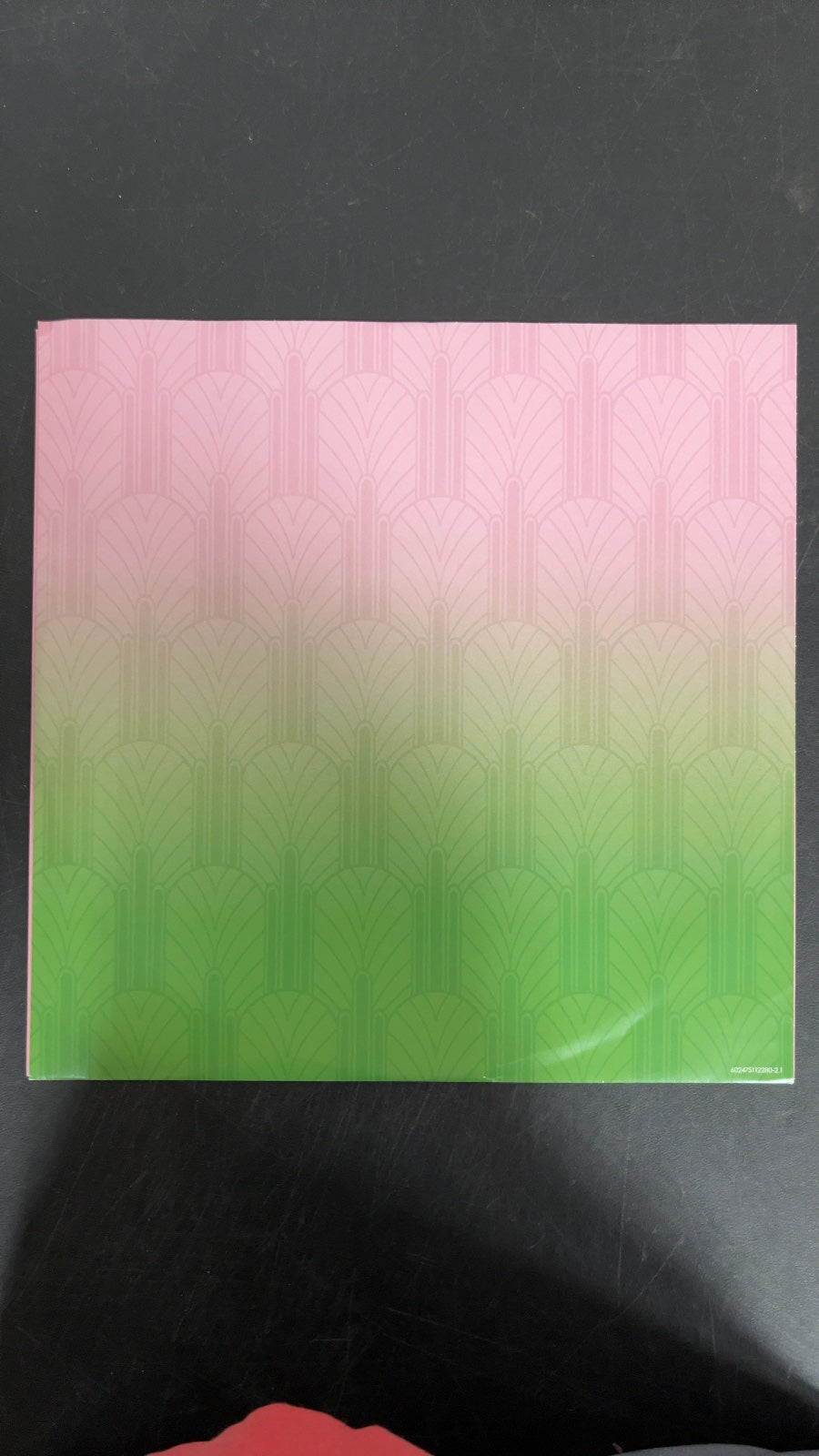 SLEEVE_2B - Wicked OST LE Etched Green and Pink Splatter Vinyl USED NOT TESTED
