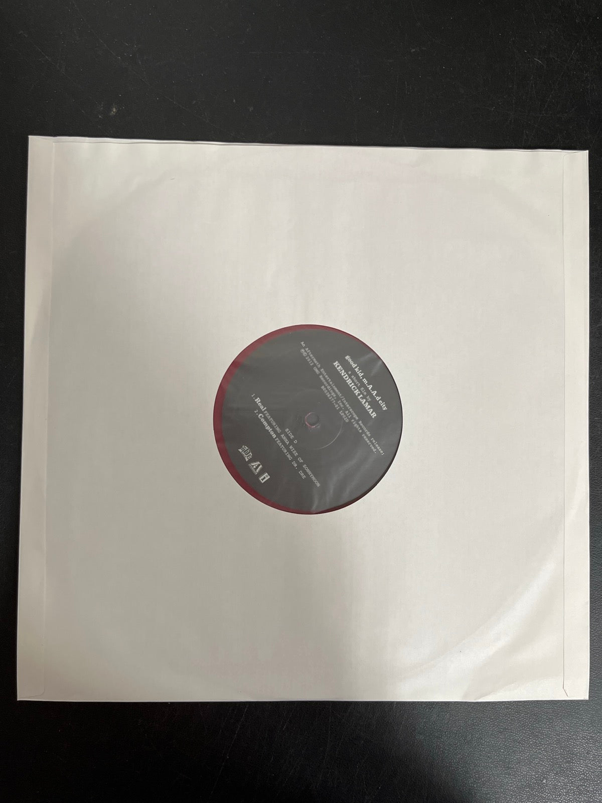 SLEEVE_2B - Kendrick Lamar - good kid, m.A.A.d city LE Red Vinyl USED NOT TESTED