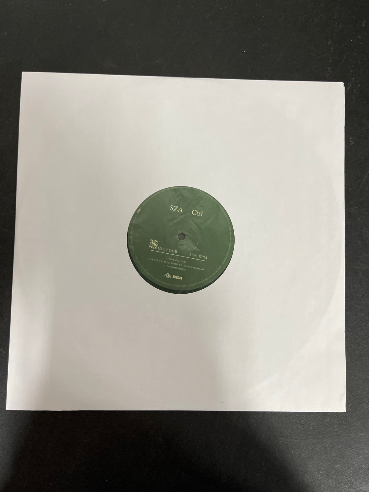 SLEEVE_2B - SZA - Ctrl LE Translucent Green Vinyl USED NOT TESTED