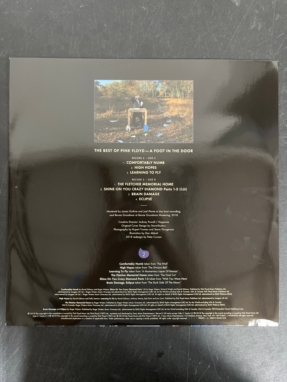 SLEEVE_2B - Pink Floyd - A Foot in the Door LE Remastered 180gm Black Vinyl USED NOT TESTED