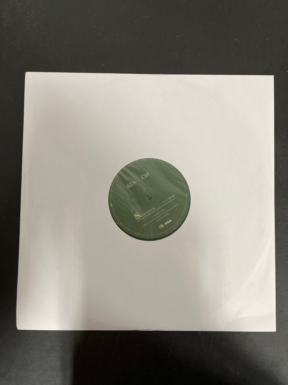 SLEEVE_2B - SZA - Ctrl LE Translucent Green Vinyl USED NOT TESTED