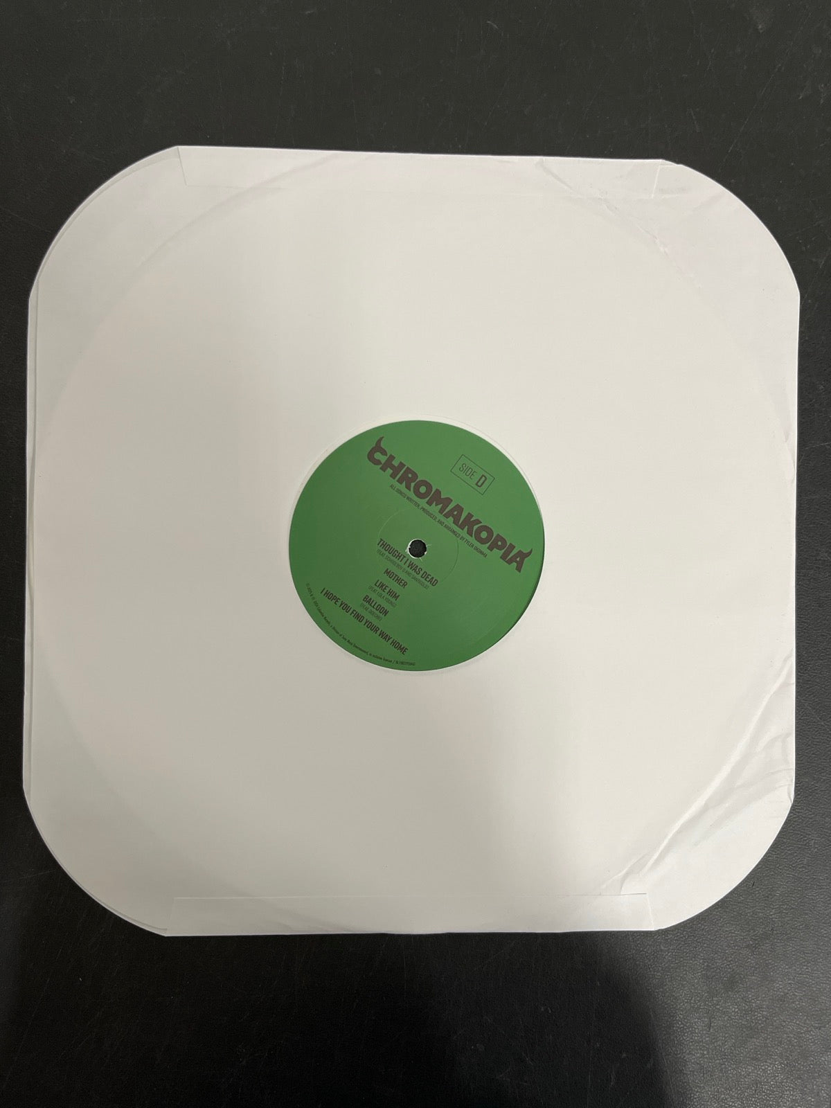 SLEEVE_2B - Tyler, the Creator - Chromakopia 180gm Deluxe Opaque White Vinyl USED NOT TESTED