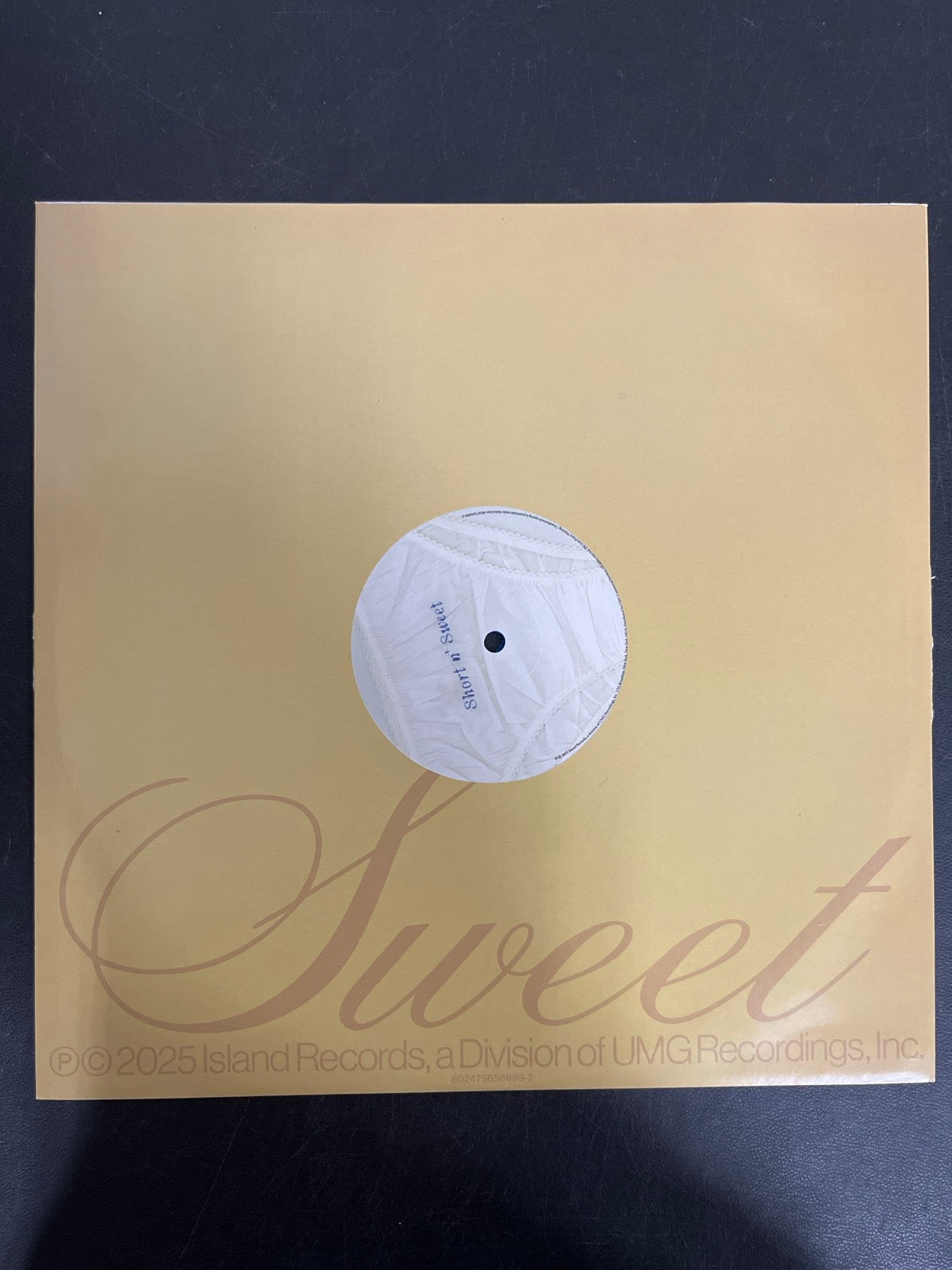 SLEEVE_2B - Sabrina Carpenter - Short N' Sweet LE Deluxe Ed. Blue Vinyl USED NOT TESTED