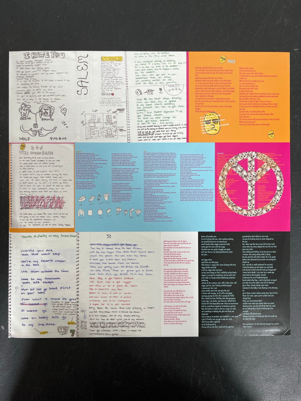 SLEEVE_2B - Tyler, The Creator - Wolf LE Pink Vinyl USED NOT TESTED
