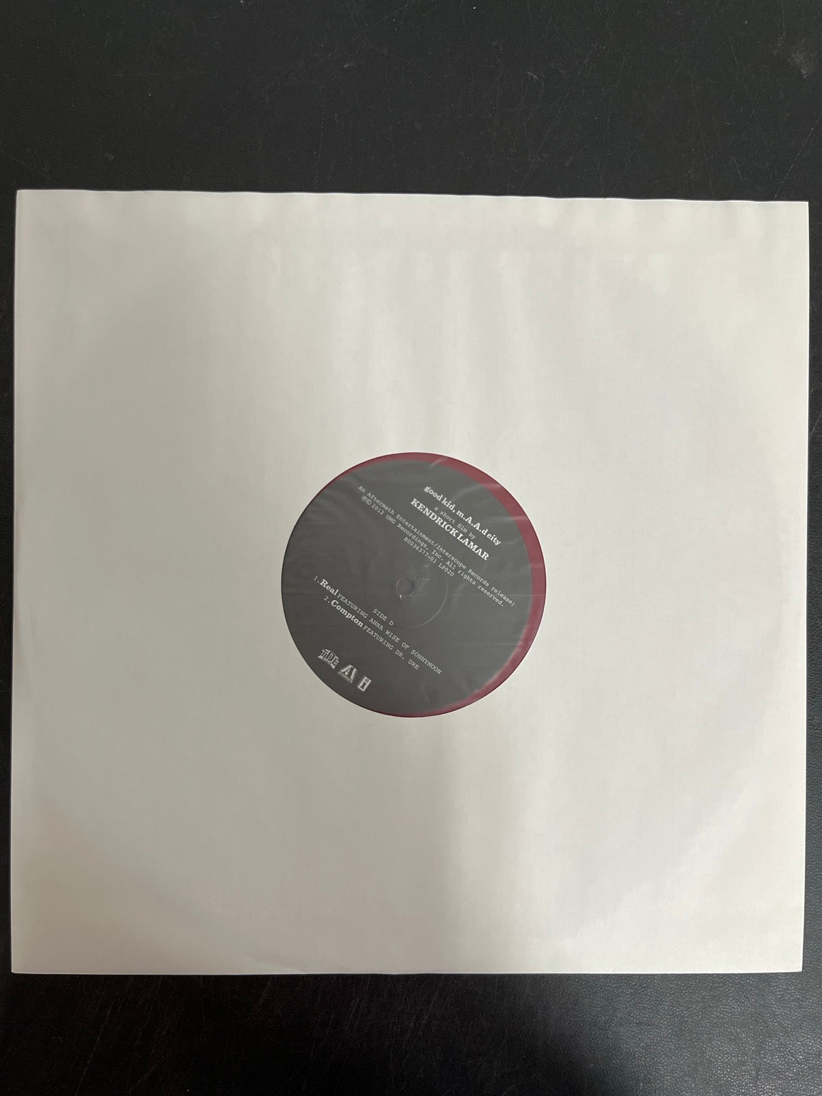 SLEEVE_2B - Kendrick Lamar - good kid, m.A.A.d city LE Red Vinyl USED NOT TESTED
