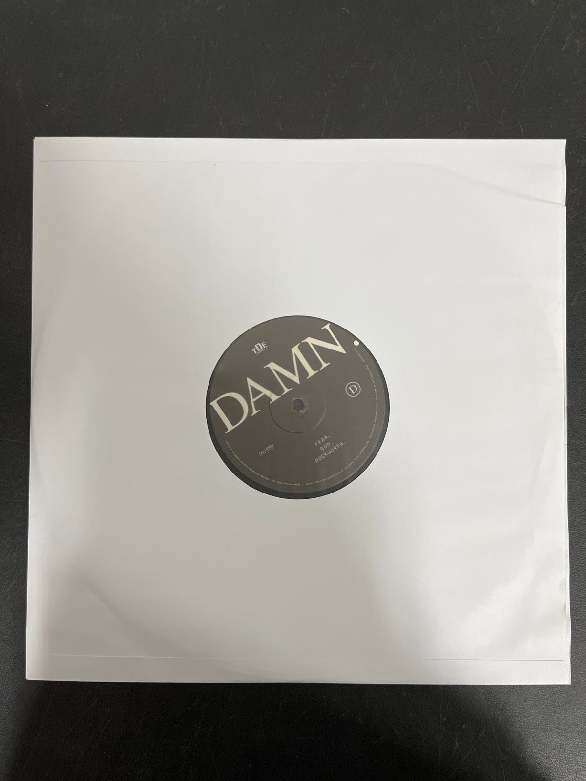 SLEEVE_2B - Kendrick Lamar - DAMN. LE 180gm Green Vinyl USED NOT TESTED