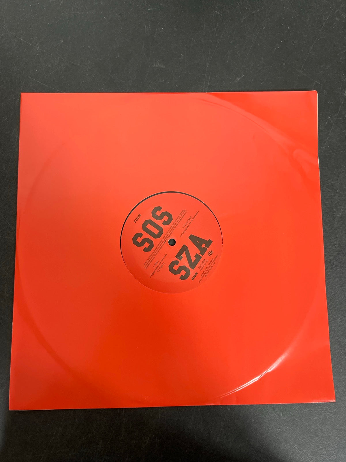 SLEEVE_2B - SZA - SOS LE Vinyl USED NOT TESTED