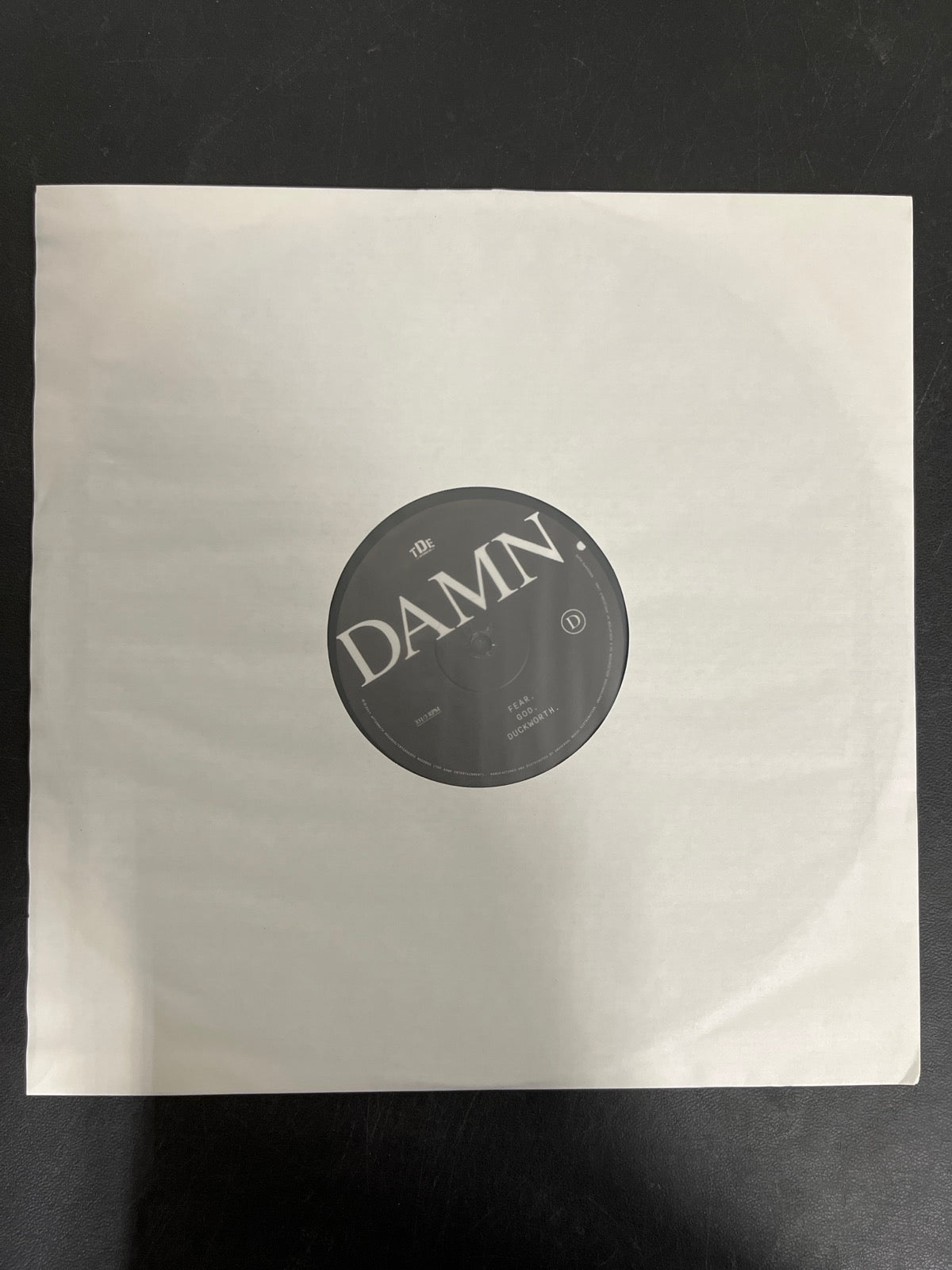 SLEEVE_2B - Kendrick Lamar - DAMN. LE 180gm Green Vinyl USED NOT TESTED
