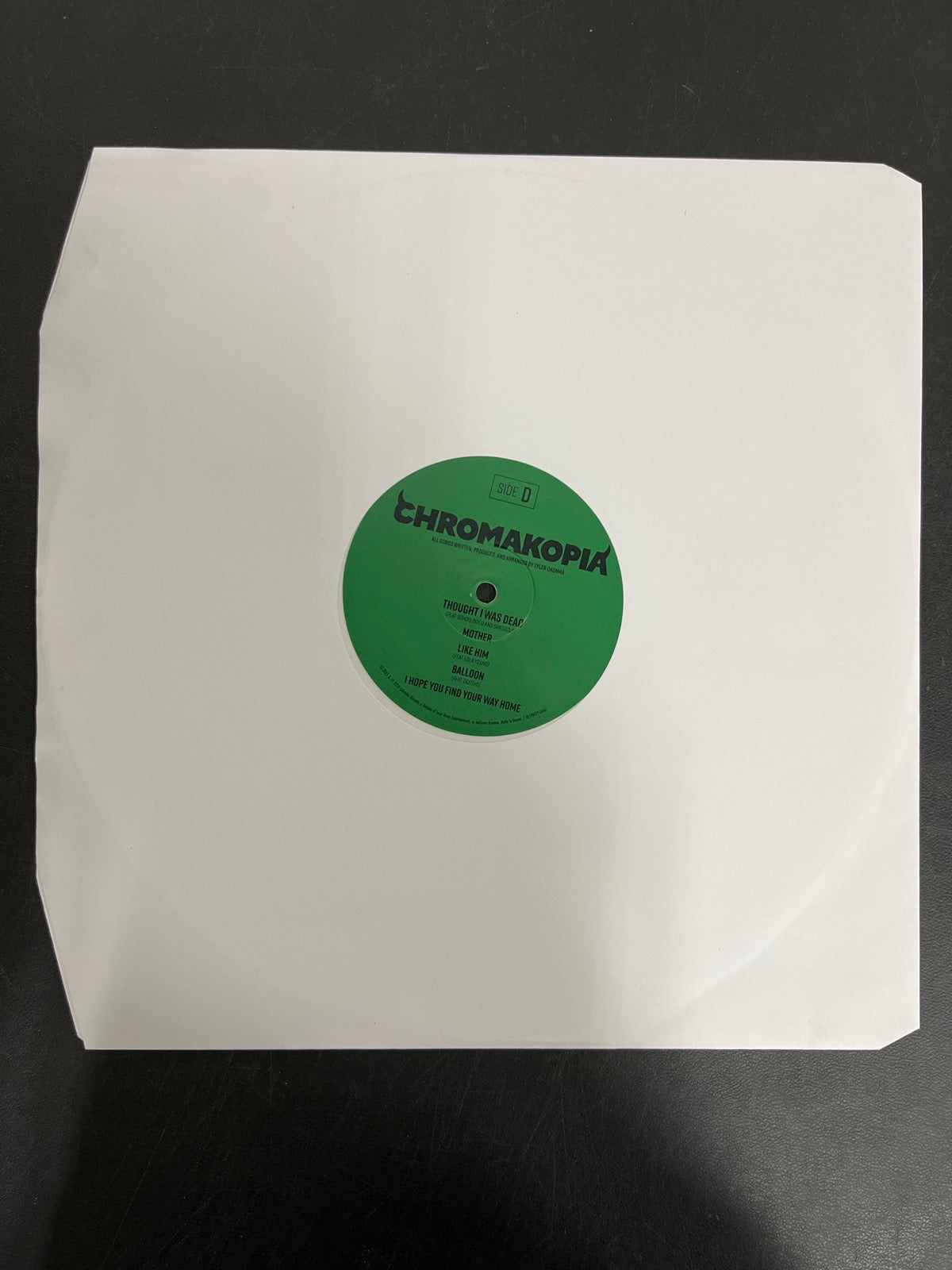 SLEEVE_2B - Tyler, the Creator - Chromakopia 180gm Deluxe Opaque White Vinyl USED NOT TESTED