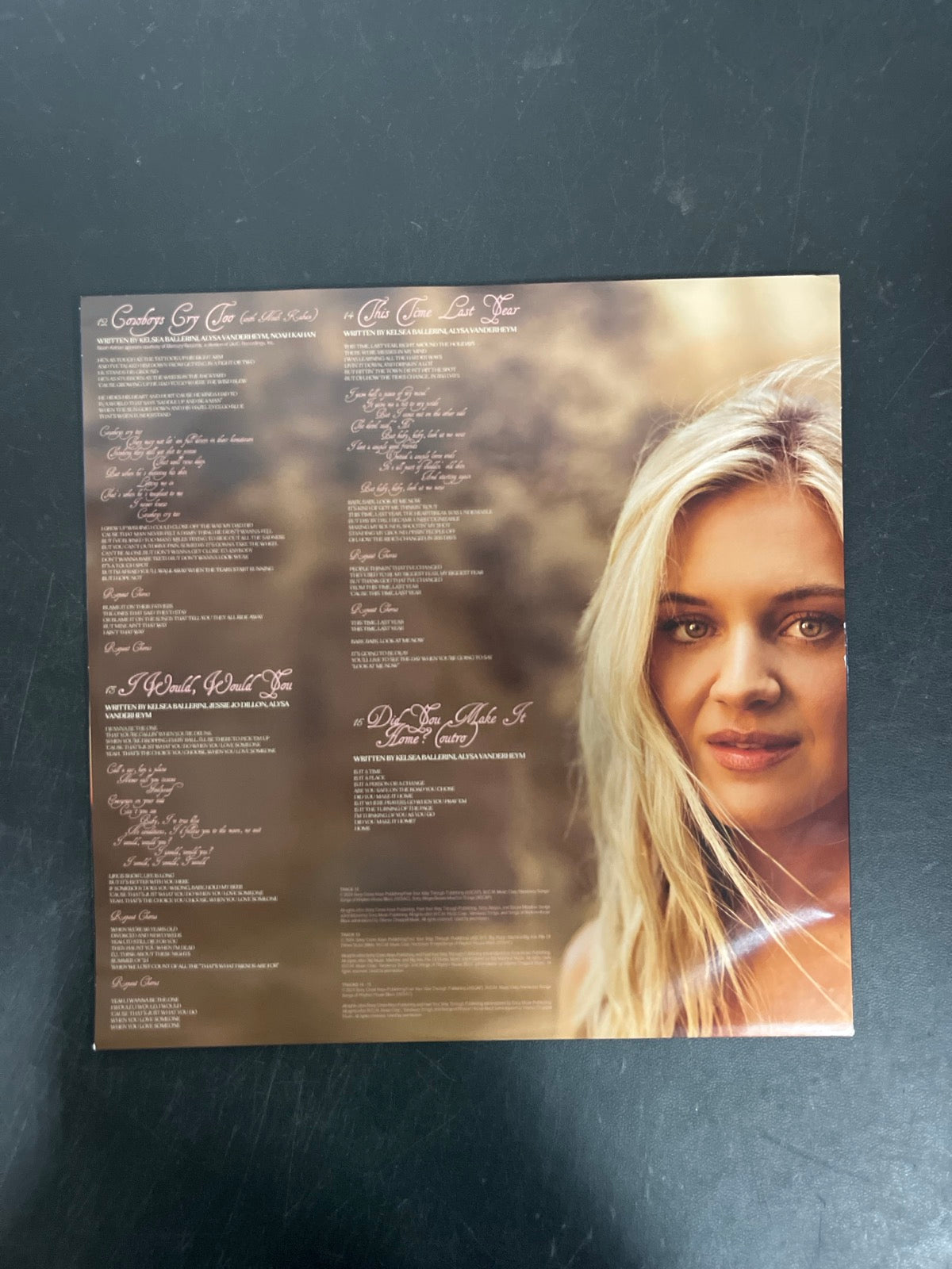 SLEEVE_2B - Kelsea Ballerini - Patterns LE Uncharted Waters Vinyl USED NOT TESTED