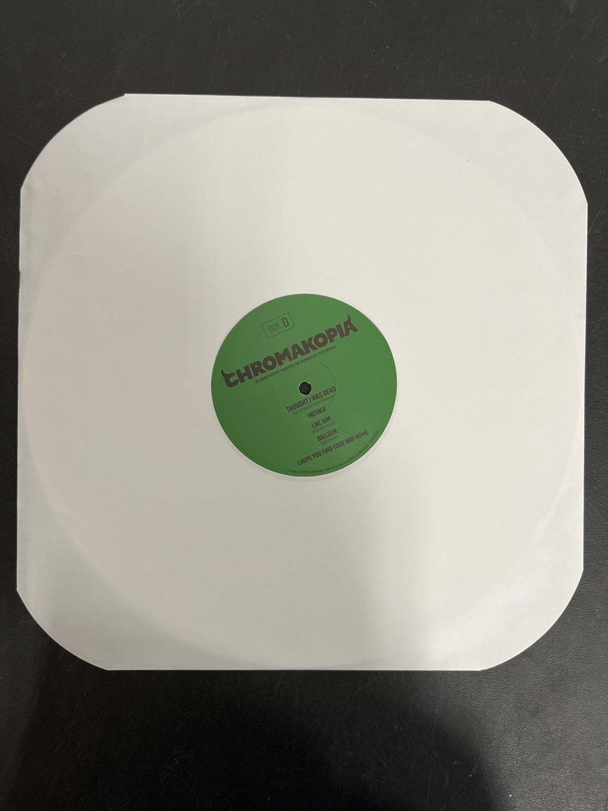 SLEEVE_2B - Tyler, the Creator - Chromakopia 180gm Deluxe Opaque White Vinyl USED NOT TESTED
