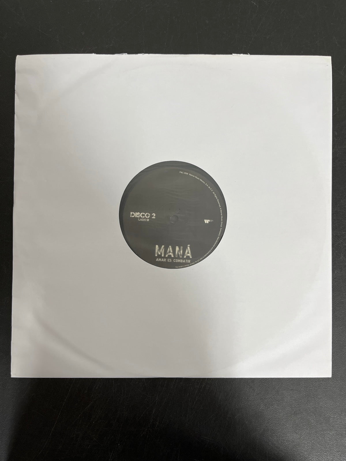 SLEEVE_2B - Maná - Amar Es Combatir LE Purple / Black Vinyl USED NOT TESTED