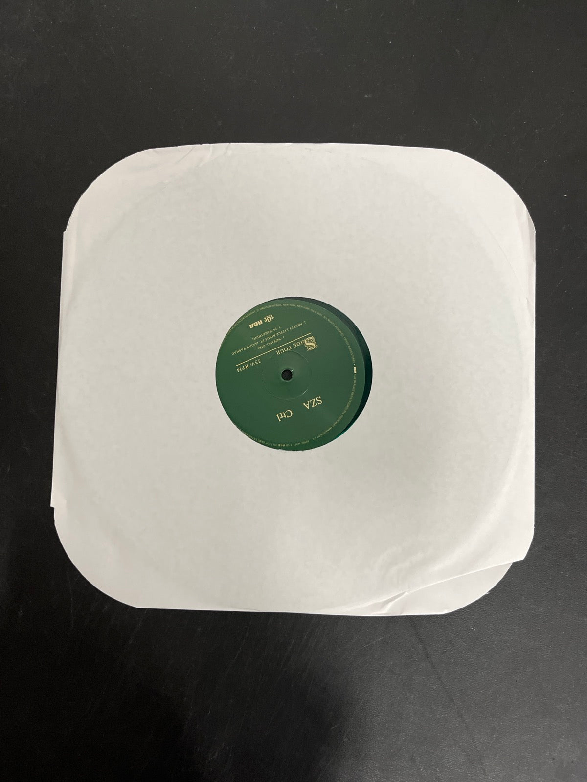 SLEEVE_2B - SZA - Ctrl LE Translucent Green Vinyl USED NOT TESTED