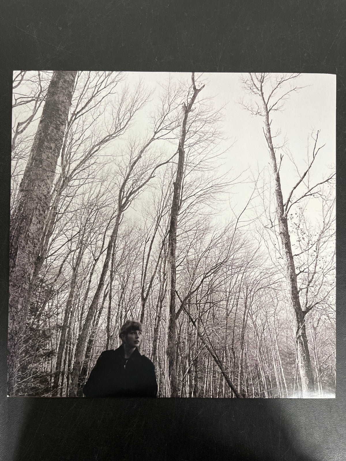 SLEEVE_2B - Taylor Swift - Evermore LE Translucent Red Etched Vinyl USED NOT TESTED