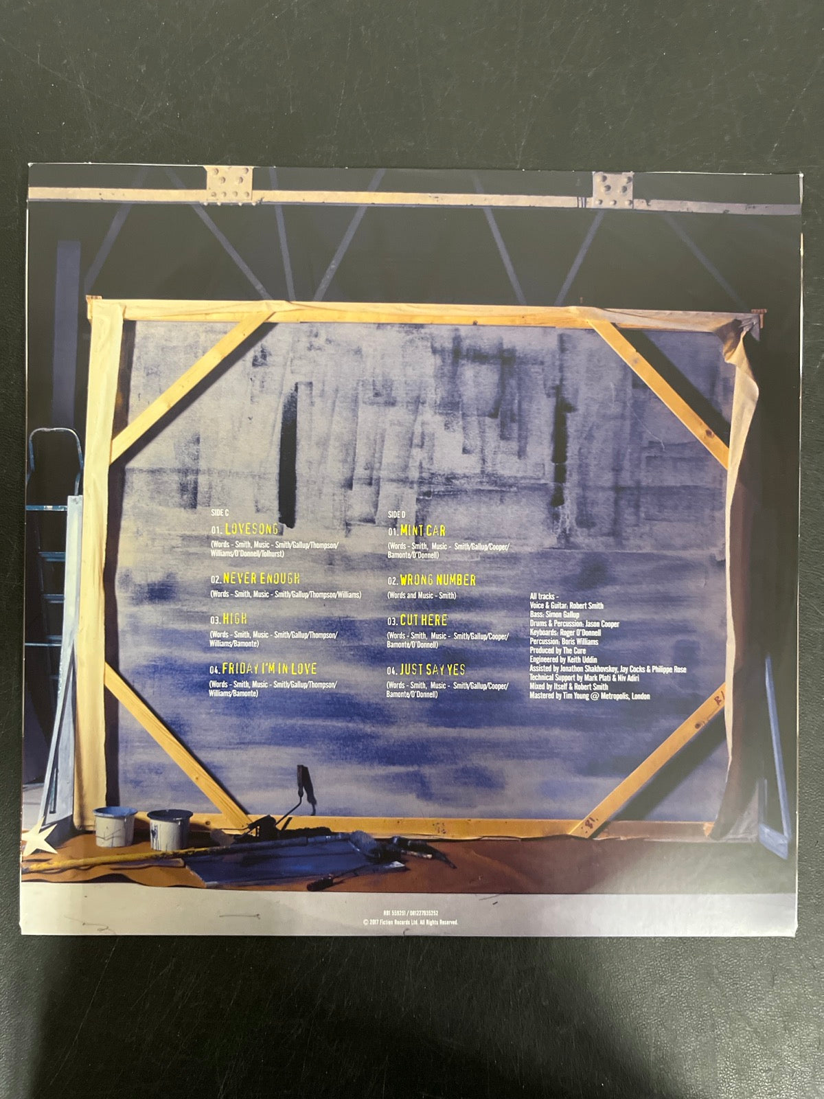 SLEEVE_2B - The Cure - Acoustic Hits 180gm Black Vinyl USED NOT TESTED