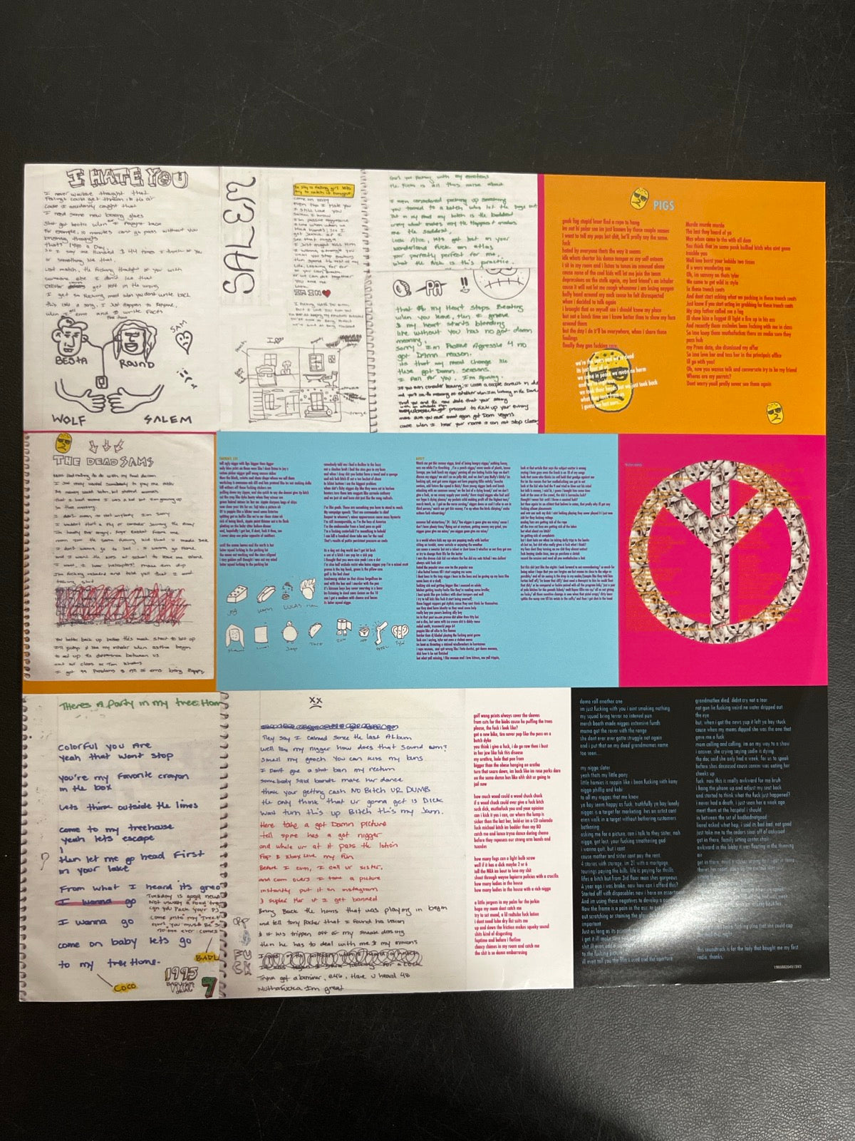 SLEEVE_2B - Tyler, The Creator - Wolf LE Pink Vinyl USED NOT TESTED