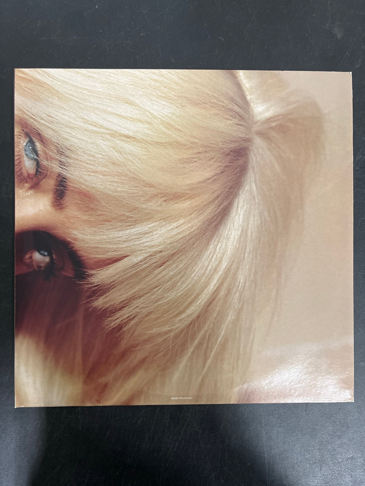 SLEEVE_2B - Billie Eilish - Happier Than Ever LE Light Blue Etched Vinyl USED NOT TESTED
