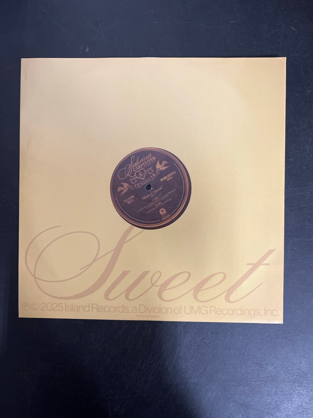 SLEEVE_2F - Sabrina Carpenter - Short N' Sweet LE Deluxe Ed. White Vinyl USED NOT TESTED