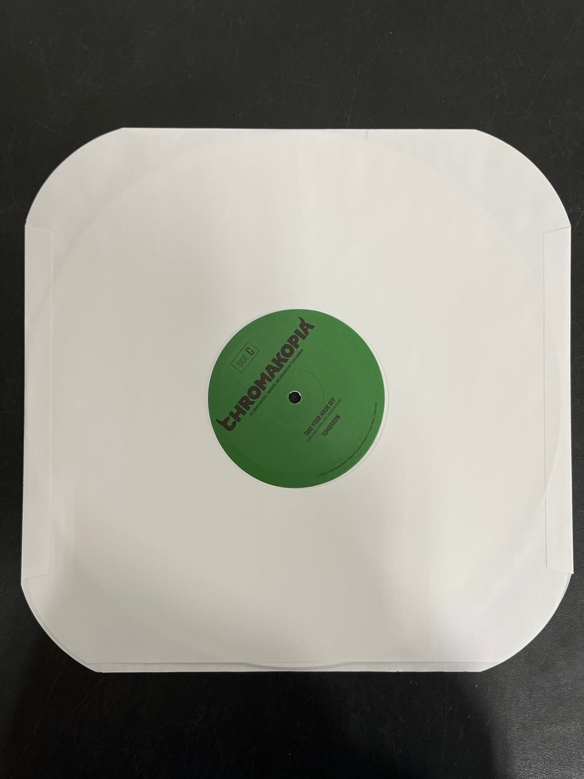 SLEEVE_2F - Tyler, the Creator - Chromakopia 180gm Deluxe Opaque White Vinyl USED NOT TESTED