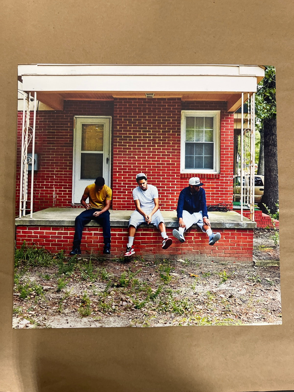 SLEEVE_2F - J. Cole - 2014 Forest Hills Drive Anniversary Ed. Red Vinyl USED NOT TESTED