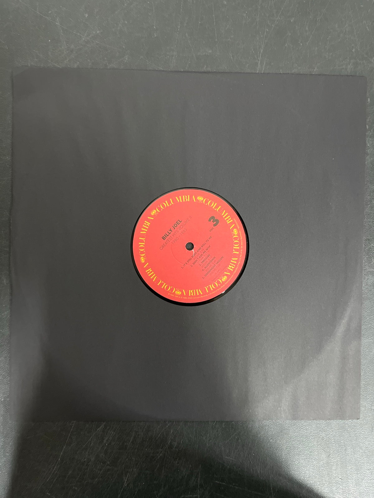 SLEEVE_2F - Billy Joel - Greatest Hits, Volume I & II Black Vinyl USED NOT TESTED