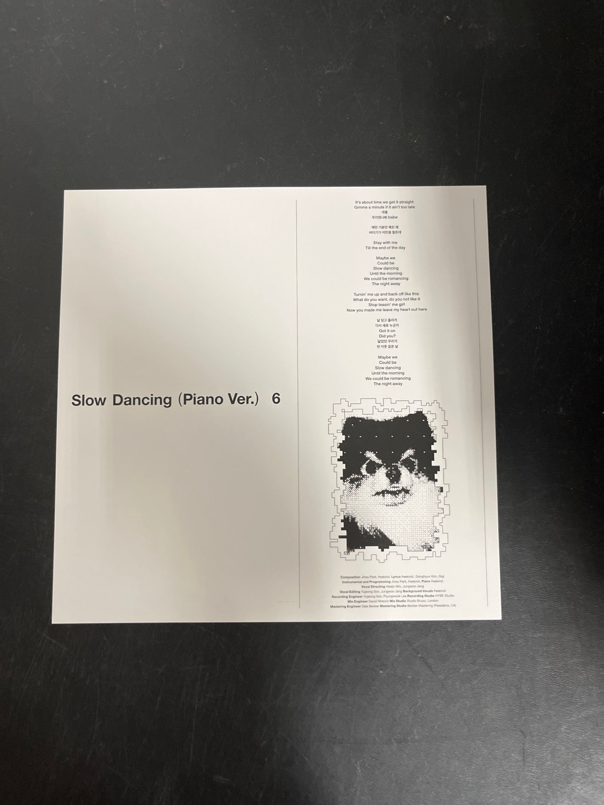 SLEEVE_2F - V (BTS) - Layover LE Gray Vinyl USED NOT TESTED