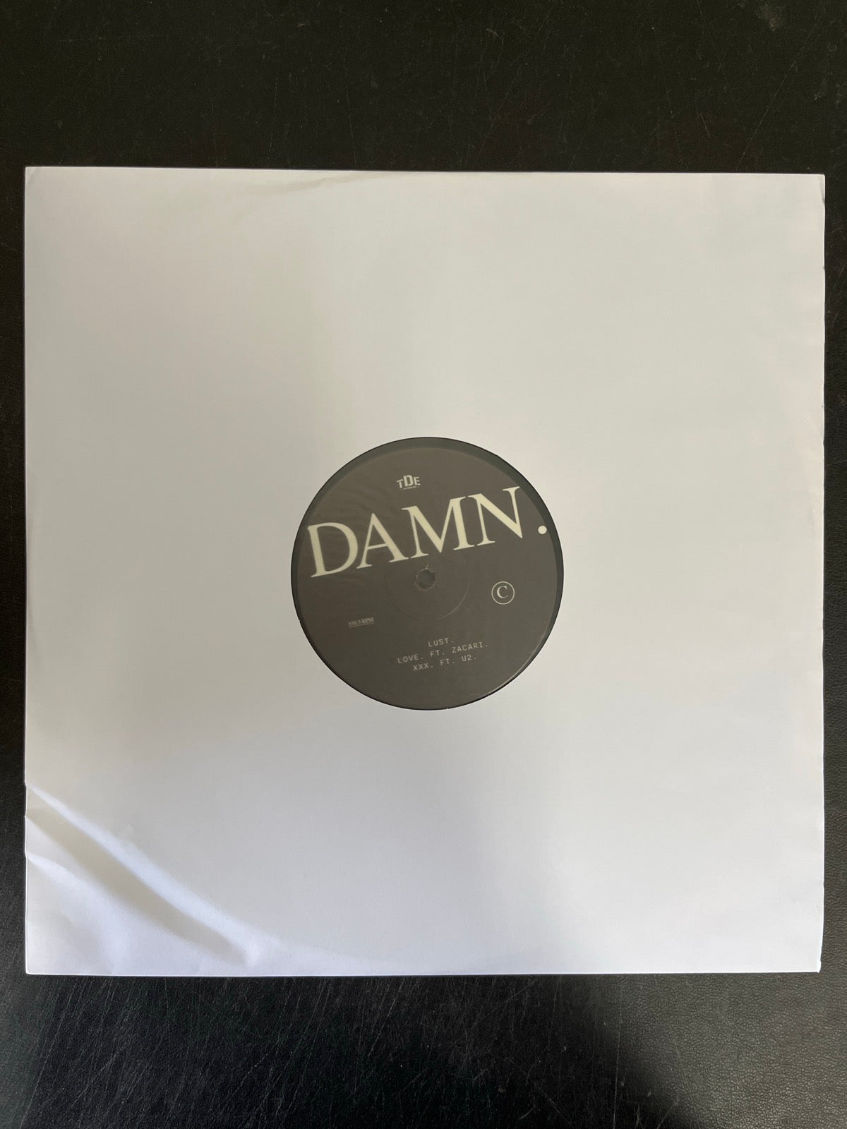 SLEEVE_2F - Kendrick Lamar - DAMN. LE 180gm Green Vinyl USED NOT TESTED