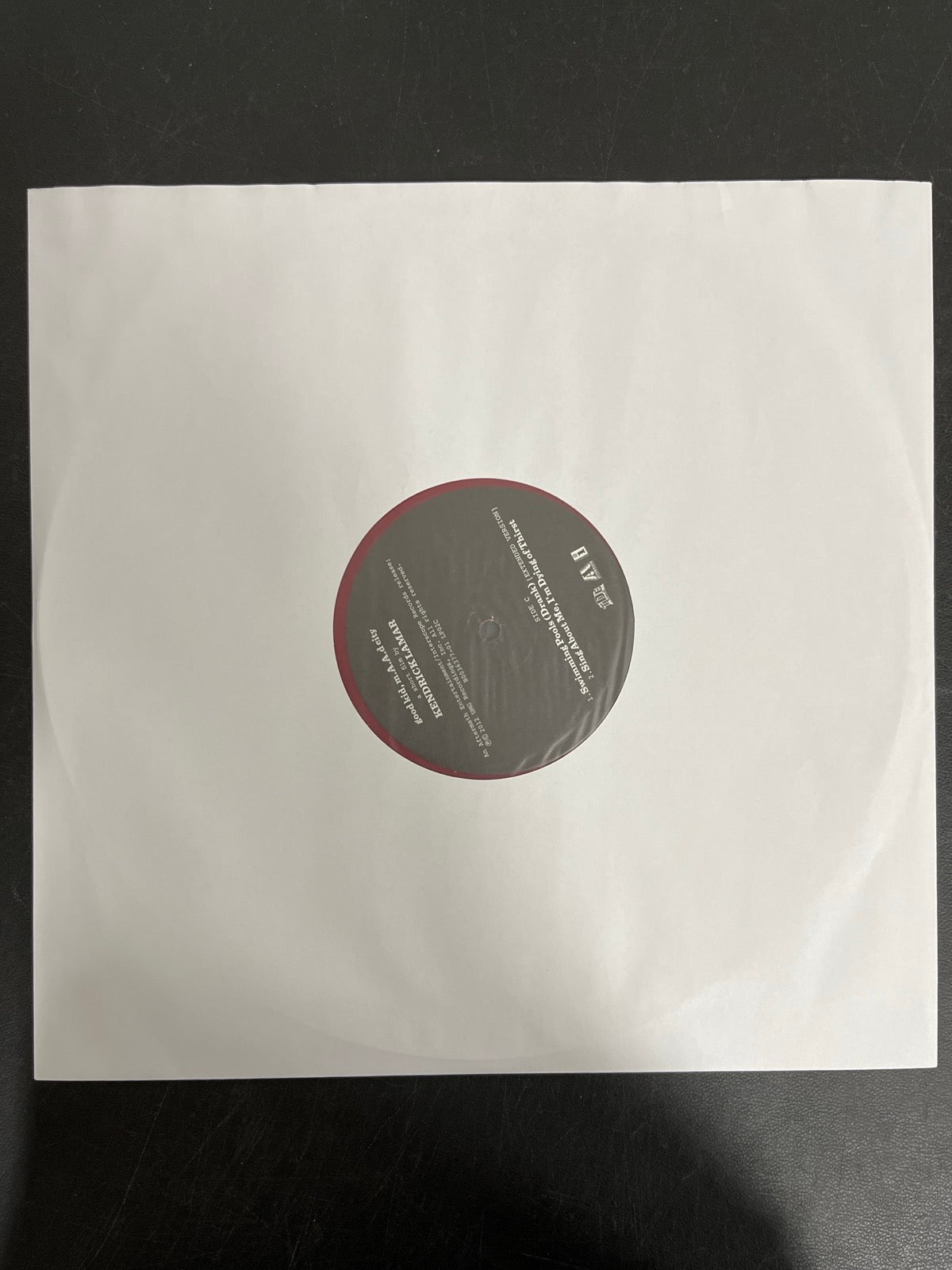 SLEEVE_2F - Kendrick Lamar - good kid, m.A.A.d city LE Red Vinyl USED NOT TESTED