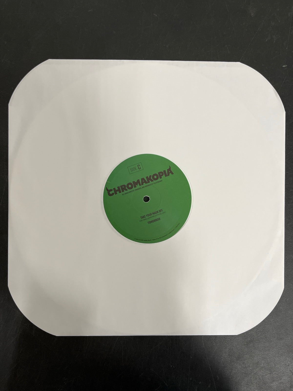 SLEEVE_2F - Tyler, the Creator - Chromakopia 180gm Deluxe Opaque White Vinyl USED NOT TESTED