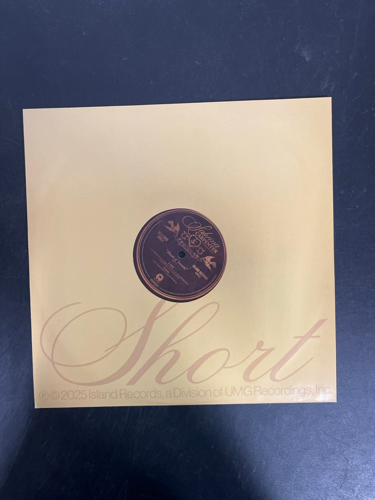 SLEEVE_2F - Sabrina Carpenter - Short N' Sweet LE Deluxe Ed. White Vinyl USED NOT TESTED