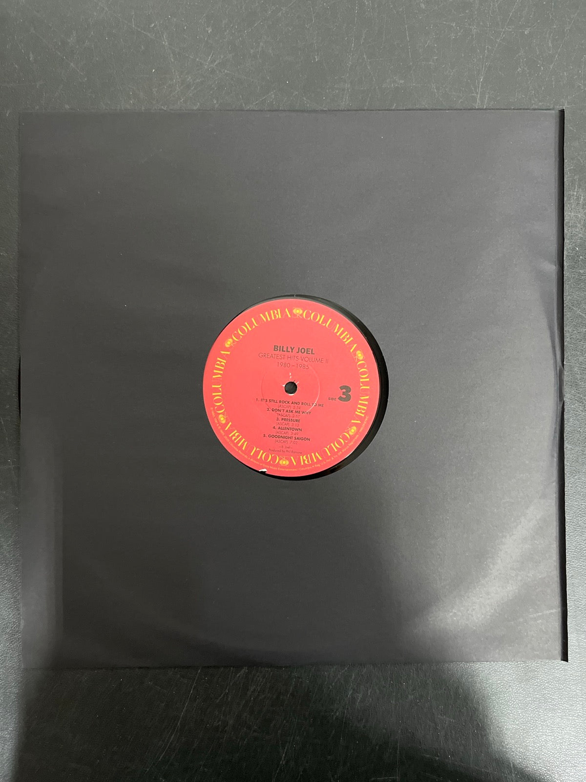 SLEEVE_2F - Billy Joel - Greatest Hits, Volume I & II Black Vinyl USED NOT TESTED