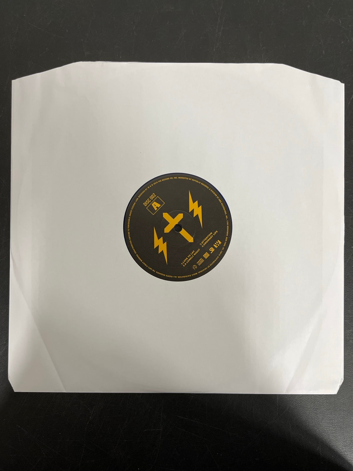 SLEEVE_2F - The Weeknd - Starboy LE Blue Vinyl USED NOT TESTED