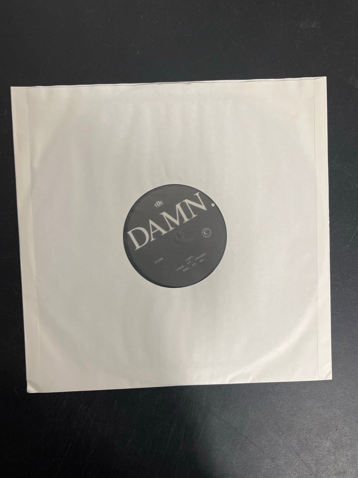 SLEEVE_2F - Kendrick Lamar - DAMN. LE 180gm Green Vinyl USED NOT TESTED
