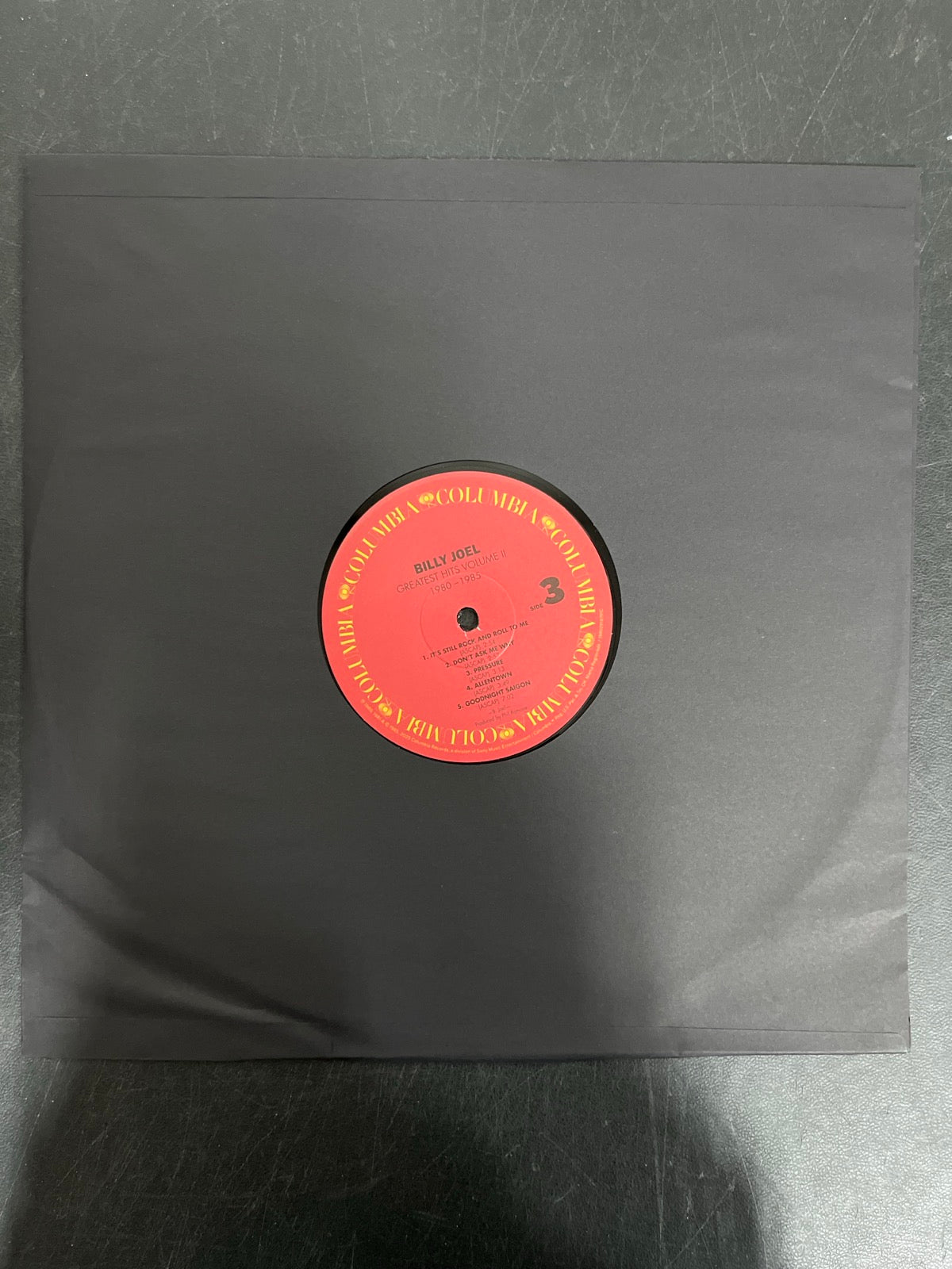 SLEEVE_2F - Billy Joel - Greatest Hits, Volume I & II Black Vinyl USED NOT TESTED