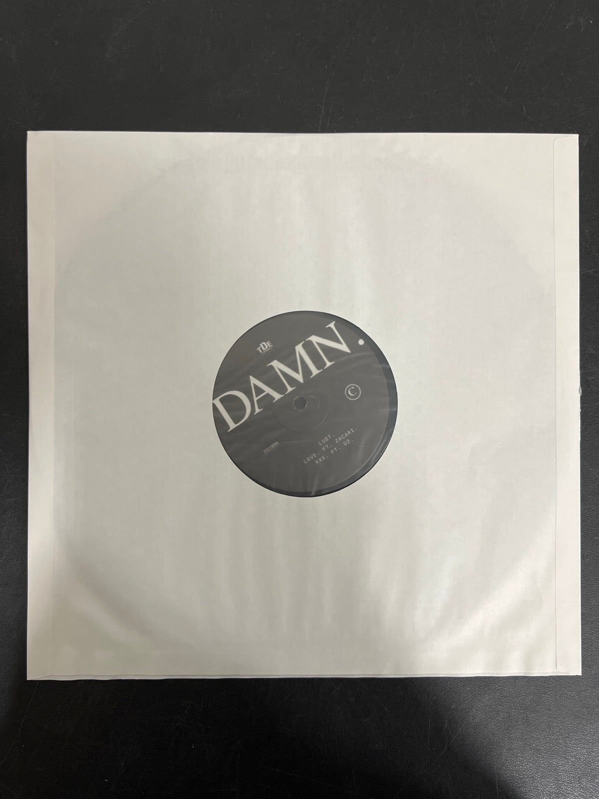 SLEEVE_2F - Kendrick Lamar - DAMN. LE 180gm Green Vinyl USED NOT TESTED
