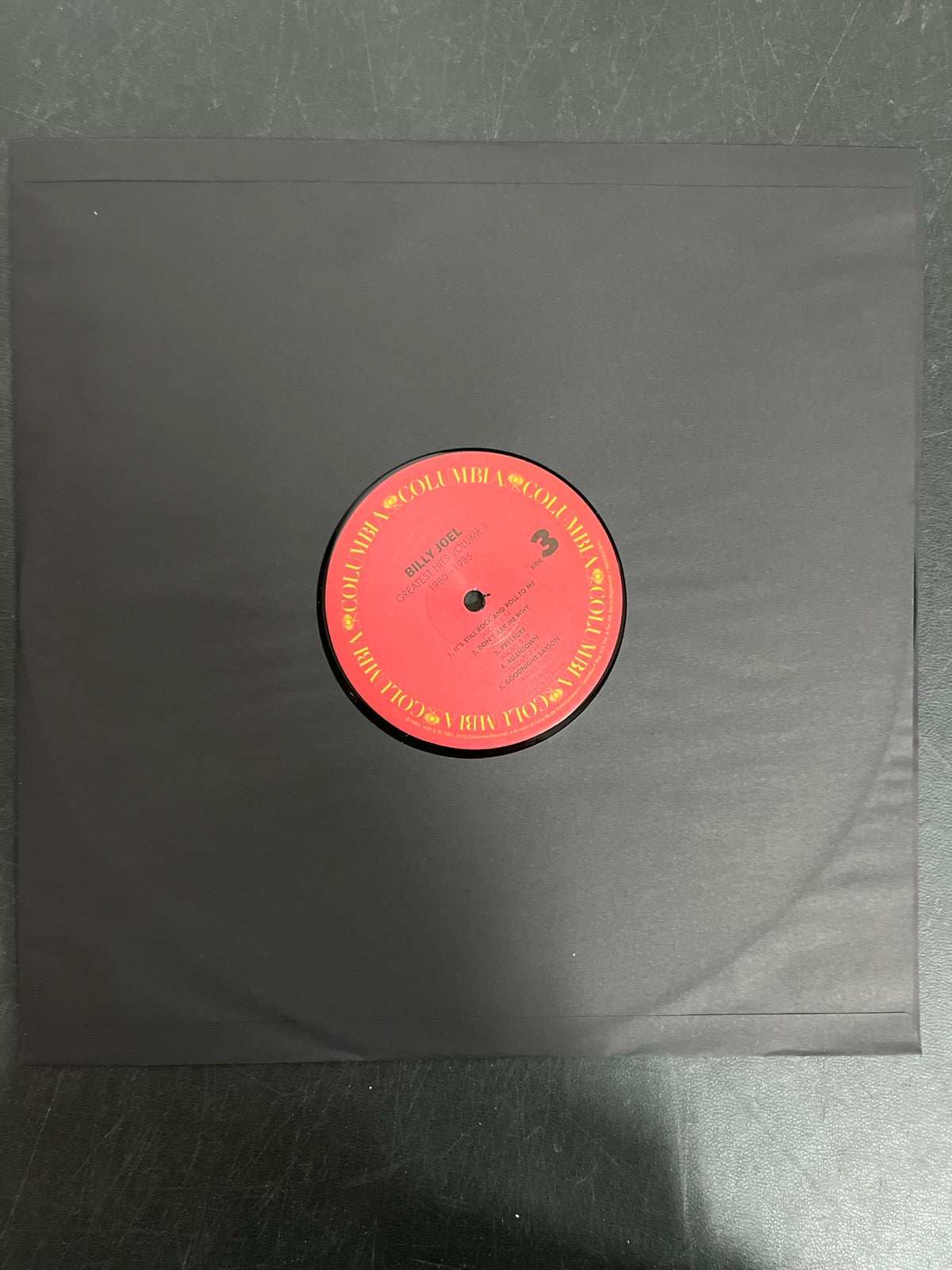 SLEEVE_2F - Billy Joel - Greatest Hits, Volume I & II Black Vinyl USED NOT TESTED
