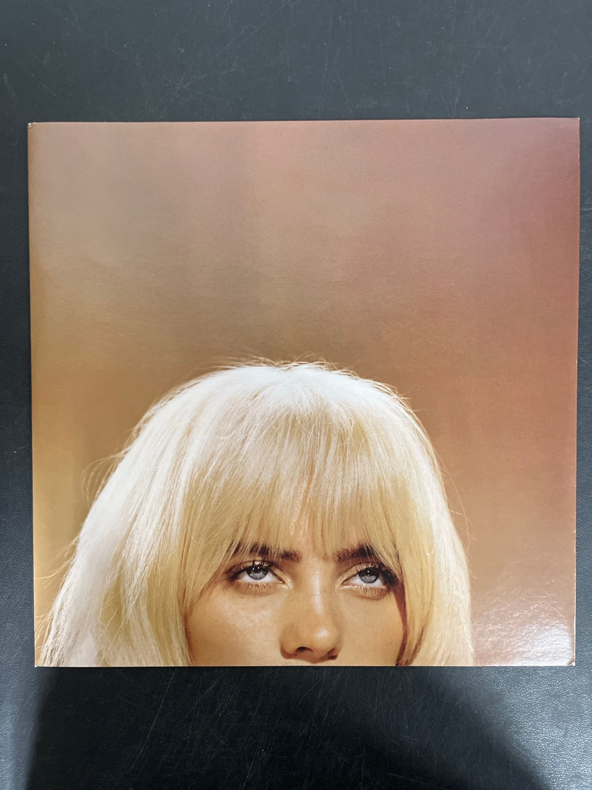 SLEEVE_2F - Billie Eilish - Happier Than Ever LE Light Blue Etched Vinyl USED NOT TESTED