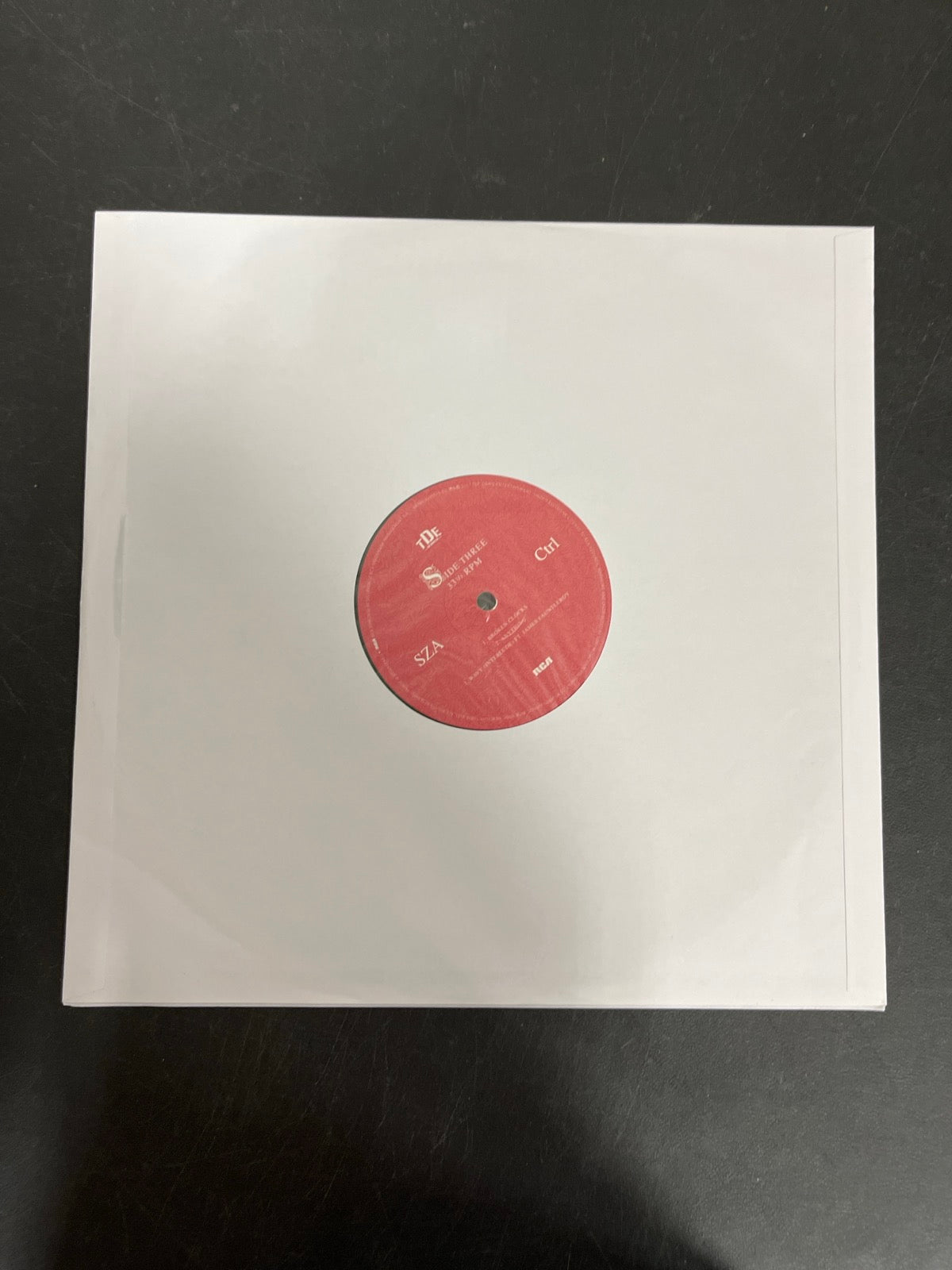 SLEEVE_2F - SZA - Ctrl LE Translucent Green Vinyl USED NOT TESTED