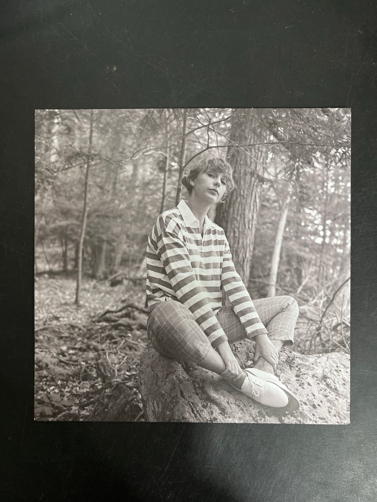 SLEEVE_2F - Taylor Swift - Folklore LE Red Etched Vinyl USED NOT TESTED
