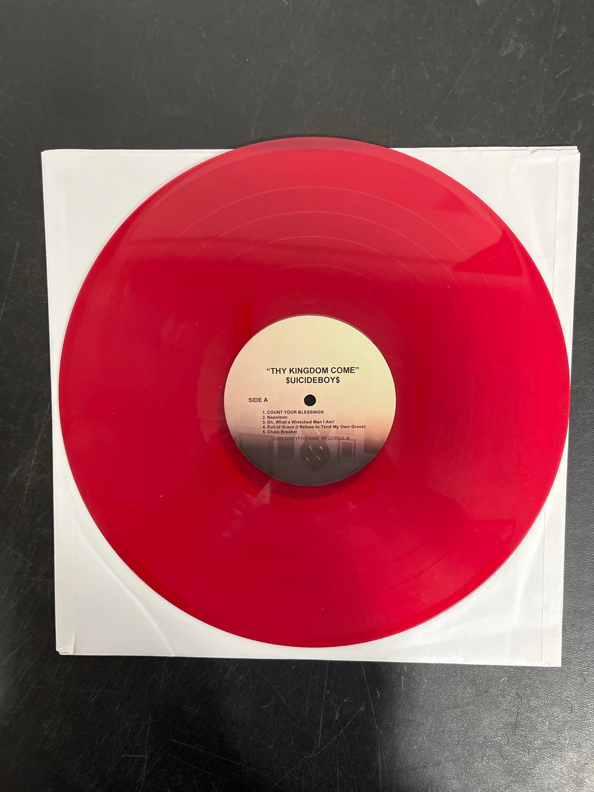 VINYL_1A - $uicideboy$ - Thy Kingdom Come LE Red Vinyl USED NOT TESTED