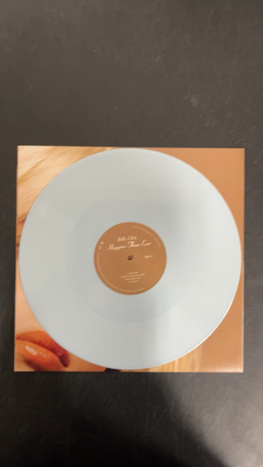 VINYL_1A - Billie Eilish - Happier Than Ever LE Light Blue Etched Vinyl USED NOT TESTED