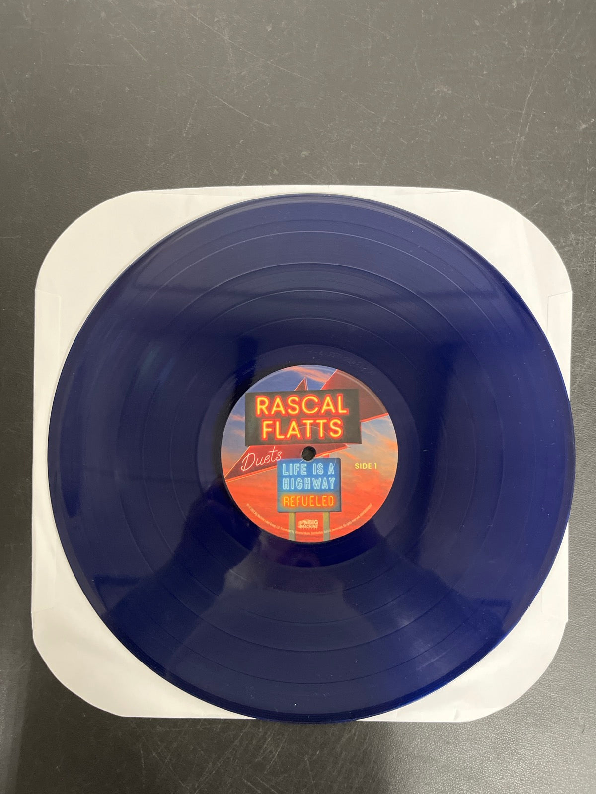 VINYL_1A - Flatts Target Exclusive Refueled Edition Translucent Blue Vinyl USED NOT TESTED