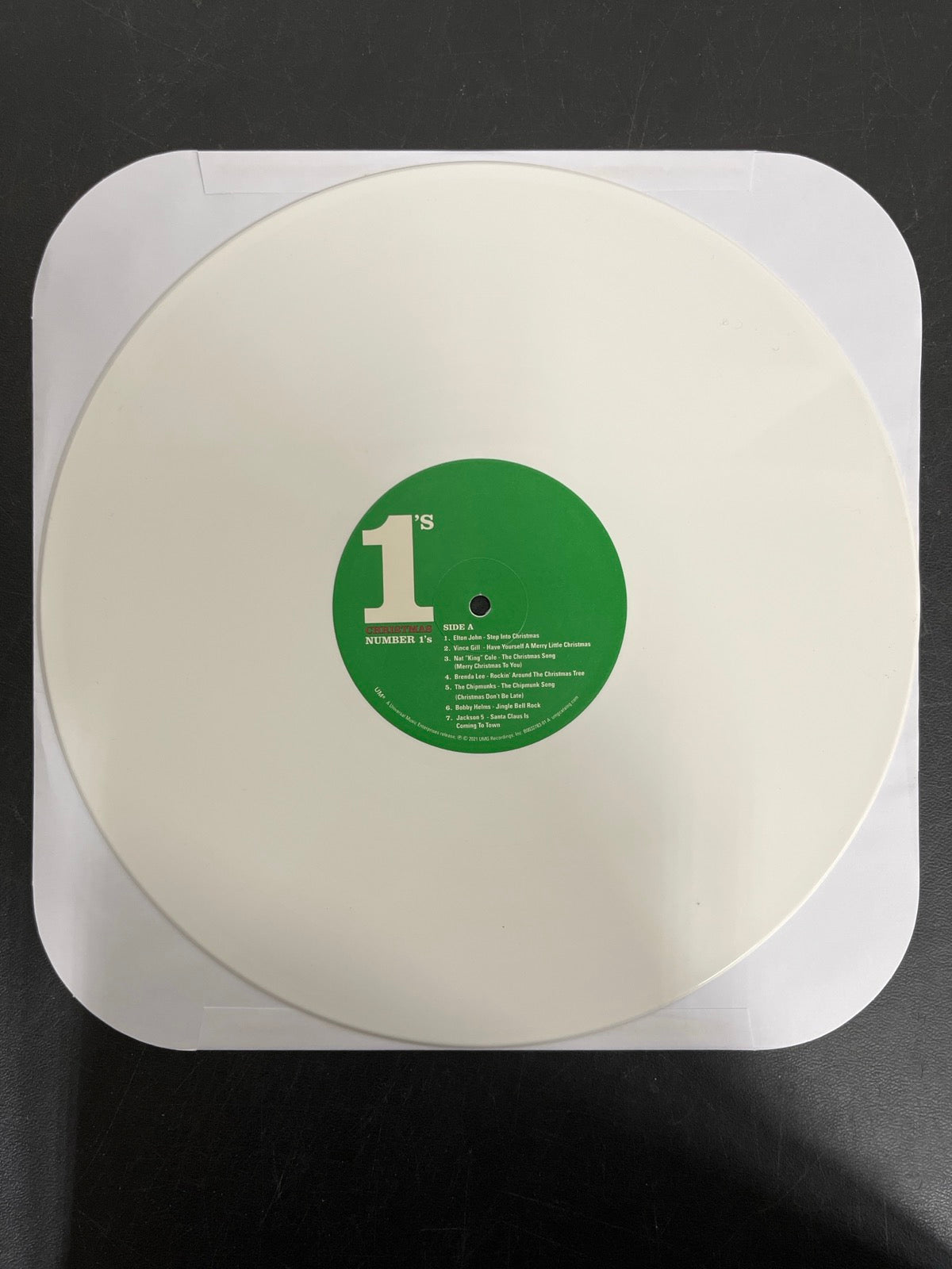 VINYL_1A - Christmas Number 1's LE Opaque White Vinyl USED NOT TESTED