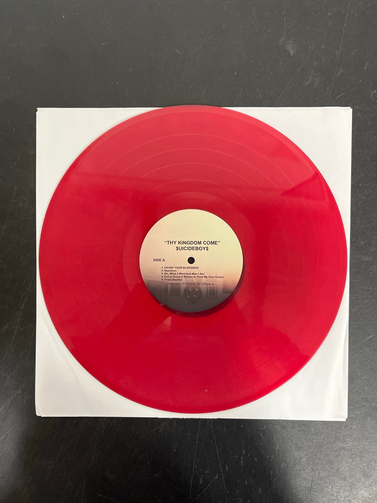 VINYL_1A - $uicideboy$ - Thy Kingdom Come LE Red Vinyl USED NOT TESTED