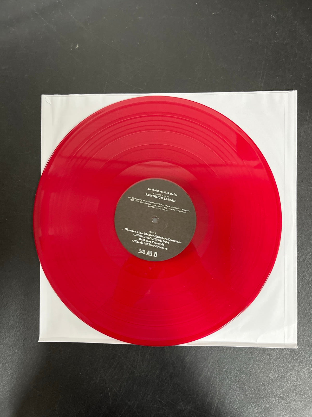 VINYL_1A - Kendrick Lamar - good kid, m.A.A.d city LE Red Vinyl USED NOT TESTED