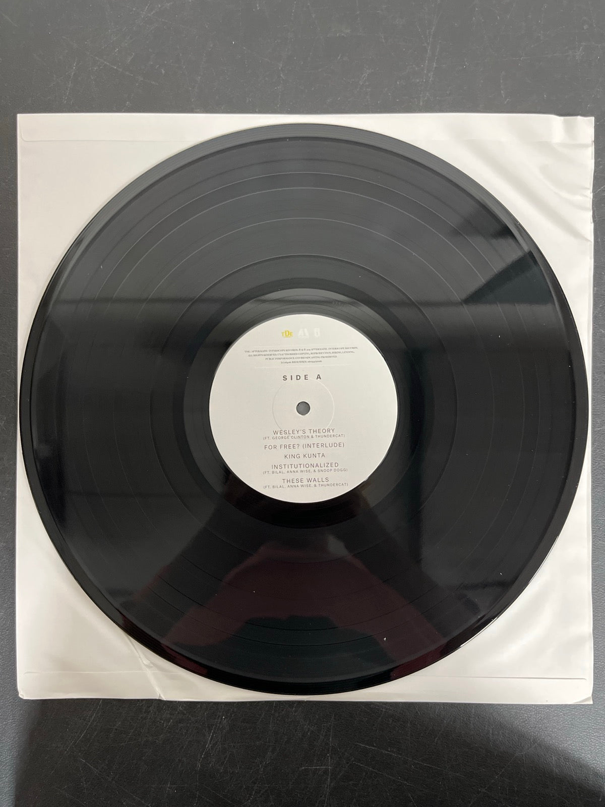 VINYL_1A - Kendrick Lamar - To Pimp a Butterfly LE 180gm Black Vinyl USED NOT TESTED