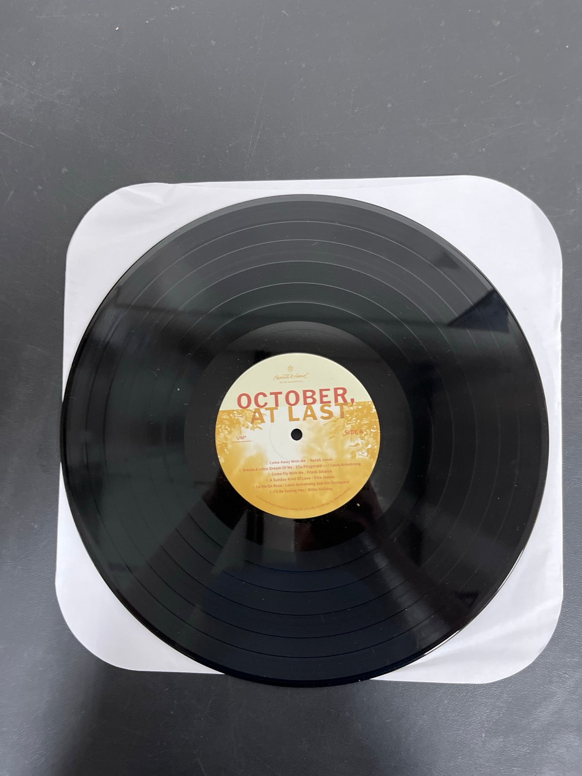 VINYL_1A - October, At Last LE Vinyl USED NOT TESTED