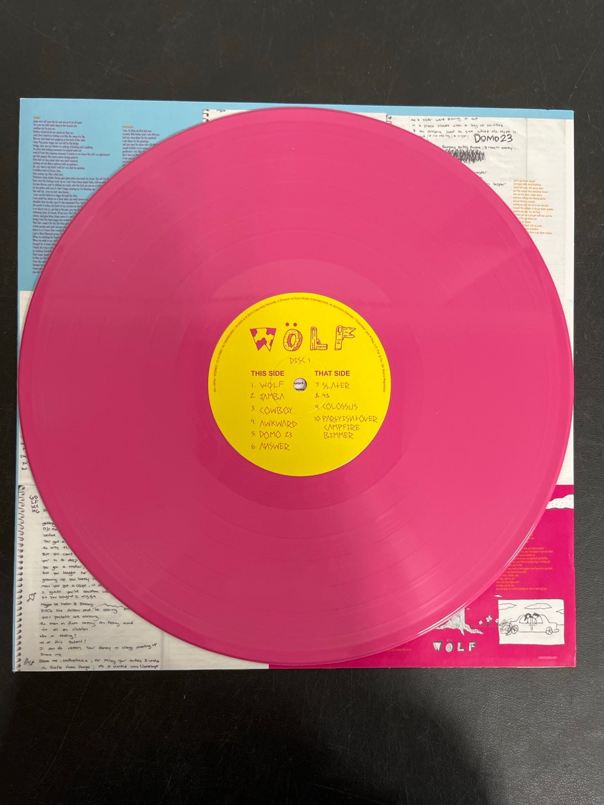 VINYL_1A - Tyler, The Creator - Wolf LE Pink Vinyl USED NOT TESTED